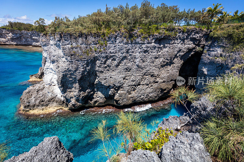 Nouvelle Calédonie Mare Island海岸线Loyalty Islands